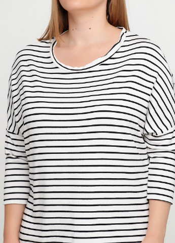 Білий кежуал сукня сукня-футболка Eksbut в смужку