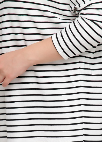 Білий кежуал сукня сукня-футболка Eksbut в смужку