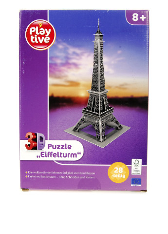 3D пазл Эйфелевая башня (28 дет.) Play Tive (145776044)