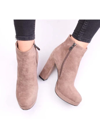 Бежевые демисезонная ботильоны женские демисезонные KNF