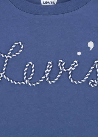 Васильковая летняя футболка Levi's