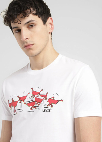 Белая футболка Levi's