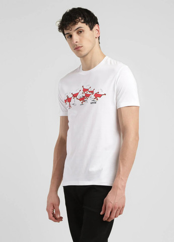 Белая футболка Levi's