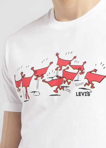 Белая футболка Levi's