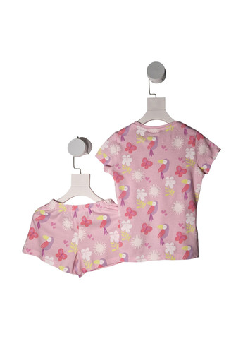 Рожева всесезон піжама (футболка, шорти) футболка + шорти C&A