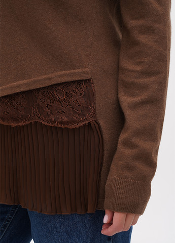 Коричневий демісезонний джемпер джемпер Sassofono