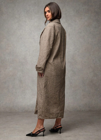 Комбіноване демісезонне Пальто однобортне SHEIN