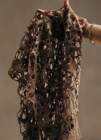 Светло-коричневое пляжное платье силуэтная SHEIN однотонное