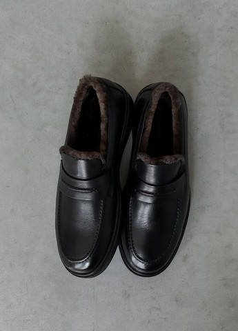 Черные кэжуал туфли Le'BERDES без шнурков