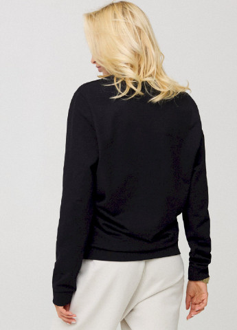 Чорний свитшот женский oversize /no flis/ YAPPI (254658788)