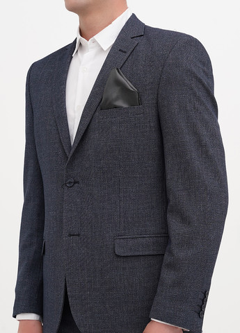 Серо-синий демисезонный костюм (пиджак, брюки) брючный Federico Cavallini