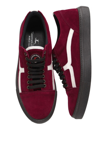 Бордові кеди Nazarenogabrielli