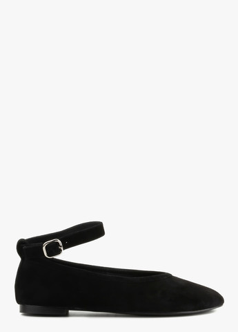 Le'BERDES Туфлі анкл страп чорний з натуральна замша, україна — демісезон (370451987)