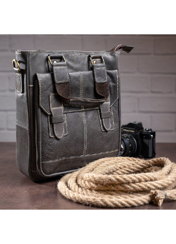 Мужская кожаная сумка 24х30х8 см Vintage (242189168)
