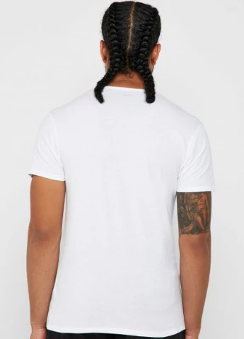 Біла футболка basic men's crew neck t-shirt 2p 90730702 l 2 шт white (8718824591933) Puma