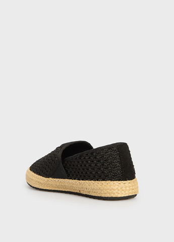 Чёрные эспадрильи Gant однотонный джут, логотип (345753979)