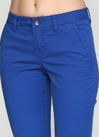 Синие кэжуал демисезонные клеш брюки United Colors of Benetton
