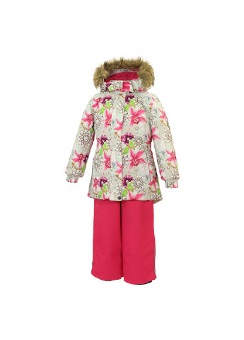 Белый зимний комплект зимний (куртка + полукомбинезон) renely Huppa