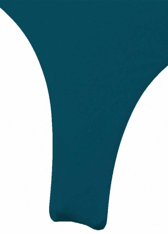 Темно-зеленые купальные трусики однотонные SHEIN