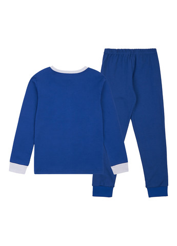 Синяя всесезон пижама (лонгслив, брюки) лонгслив + брюки Garnamama