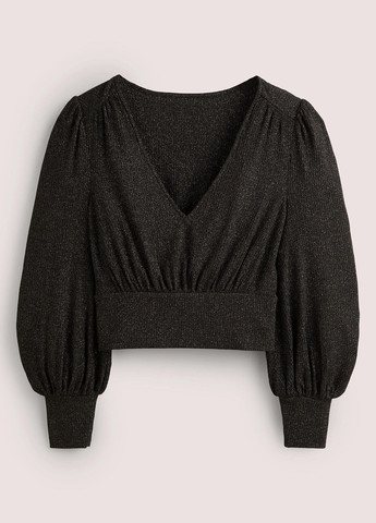 Тёмно-серая блуза Boden