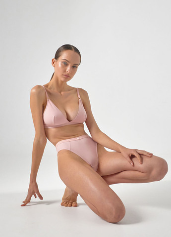 Рожевий бралетт бюстгальтер Nokaya без кісточок поліамід, мікрофібра