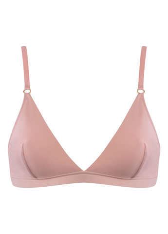 Рожевий бралетт бюстгальтер Nokaya без кісточок поліамід, мікрофібра