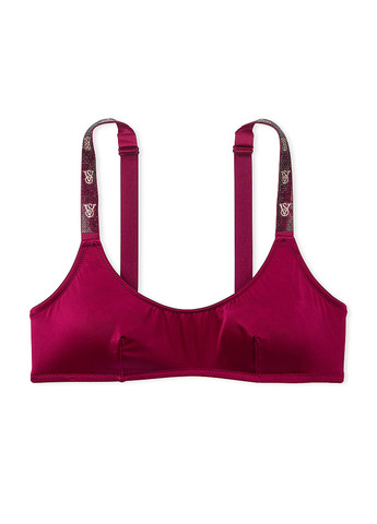 Бордовый демисезонный комплект (бюстгальтер, трусики) Victoria's Secret