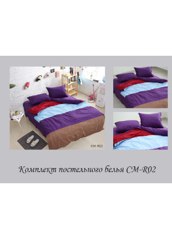 Евро комплект постельного белья ТМ TAG (252257395)