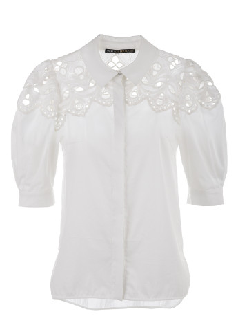Белая демисезонная блузка LOVE REPUBLIC