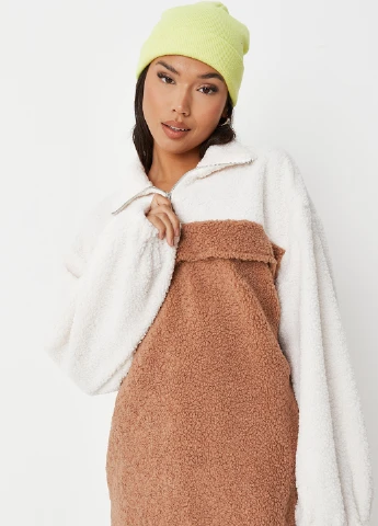 Светло-коричневое кэжуал платье Missguided однотонное