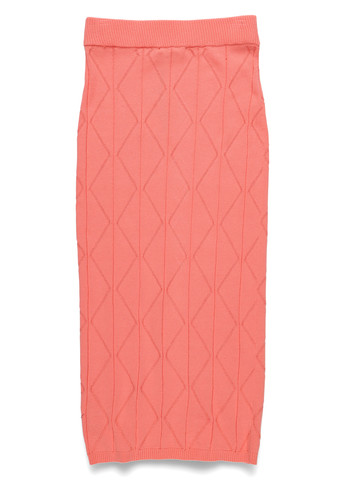 Коралловая кэжуал однотонная юбка Glamorous