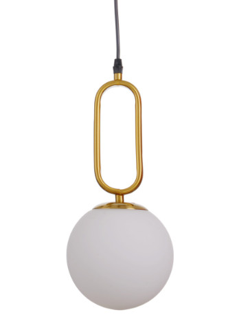 Современная люстра подвес на 1 лампочку BR-01 471S/1 E27 AB Brille (242035861)