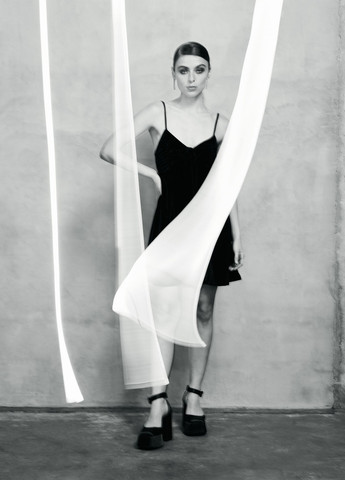 Чорна кежуал сукня а-силует Jennyfer однотонна