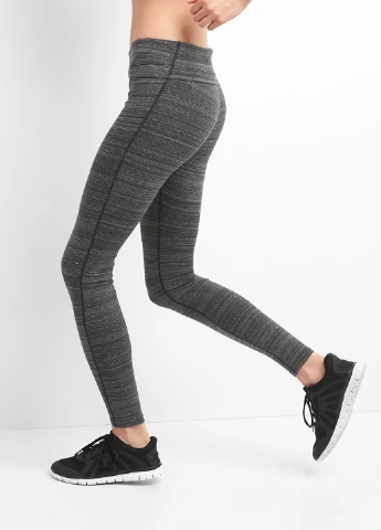 Серые демисезонные леггинсы Gap