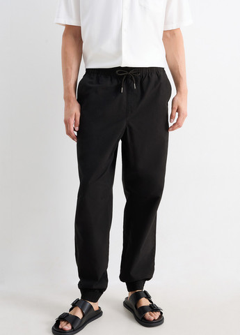 Черные кэжуал демисезонные джоггеры брюки C&A