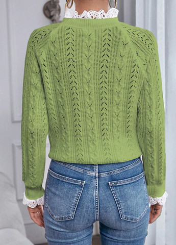 Зелений демісезонний джемпер джемпер SHEIN