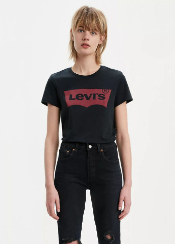 Черная кэжуал футболка Levi's