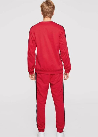 Червоний демісезонний костюм (світшот, брюки) брючний SHEIN