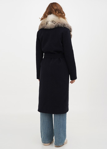 Темно-синее демисезонное Пальто Max Mara