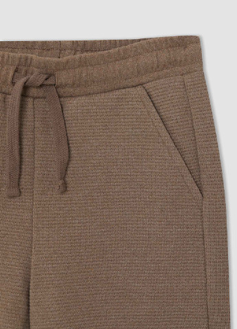 Светло-коричневые кэжуал зимние брюки джоггеры DeFacto