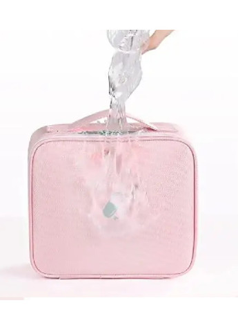 Аптечка сумка органайзер для медикаментів для подорожей для дому 25х22х9 см (473264-Prob) Рожева Unbranded (254232797)