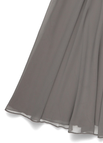 Сіра кежуал, святковий сукня кльош Swing однотонна