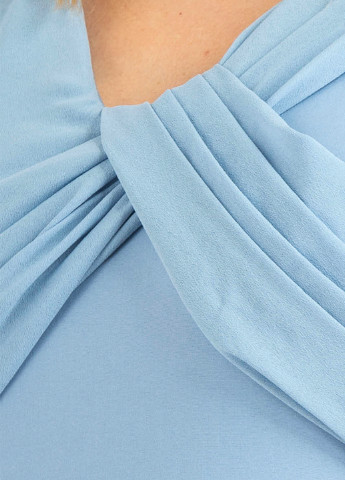 Голубое коктейльное платье Pinko однотонное