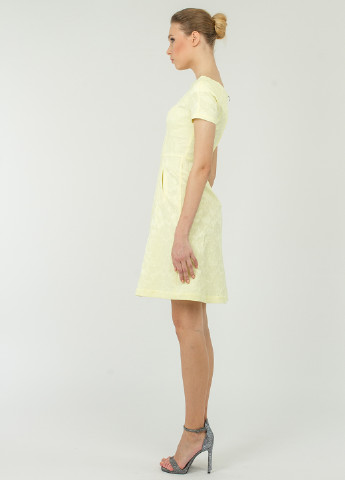 Жовтий кежуал плаття, сукня а-силует BGL однотонна
