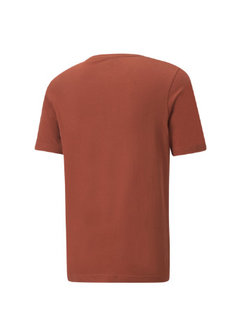 Красная футболка essentials small logo men's tee Puma