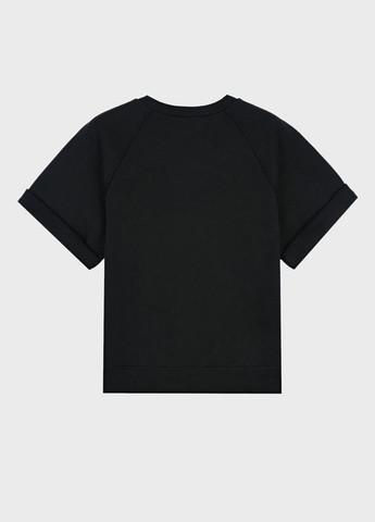 Чорна літня футболка N°21