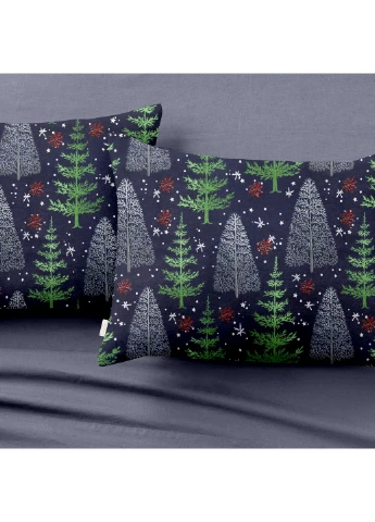 Підлітковий комплект RANFORS STEEL WINTER WOOD NIGHT (підковдра 160х220 см, простирадло 90х200х20 см, наволочка 50х70 см) Cosas (251413651)