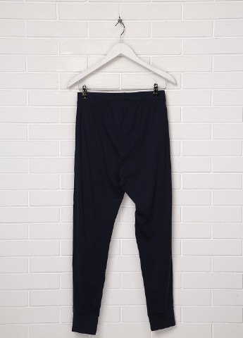 Темно-синие домашние демисезонные брюки зауженные H&M