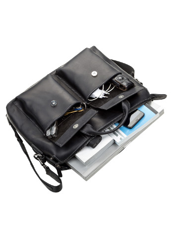 Чоловіча шкіряна сумка 39х27х10,5 см Shvigel (229458733)